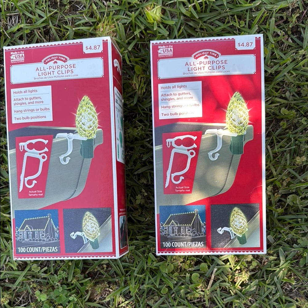 Holiday Time All-Purpose Light Clips